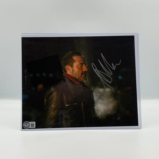 The Walking Dead Jeffrey Dean Morgan Negan Signed 8x10 Photo Beckett