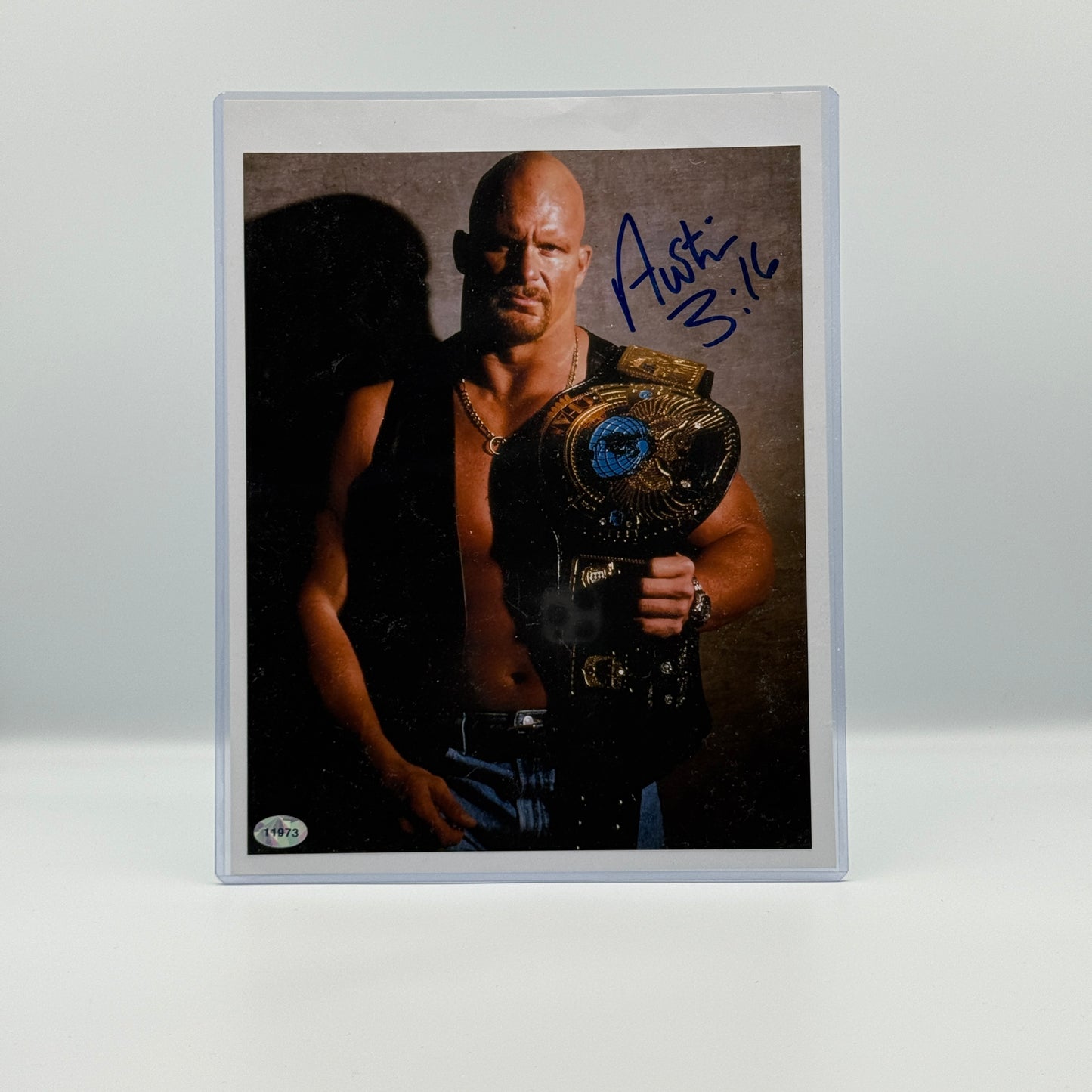 Stone Cold Steve Austin Signed 8x10 Photo - WWF WWE Wrestling