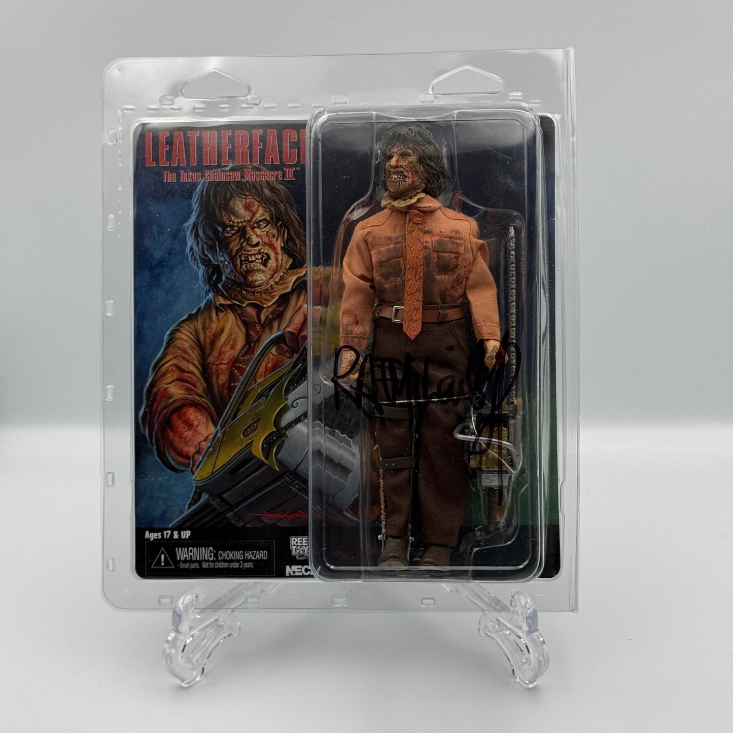 Texas Chainsaw Massacre 3 Leatherface Signed Figure by R.A. Mihailoff