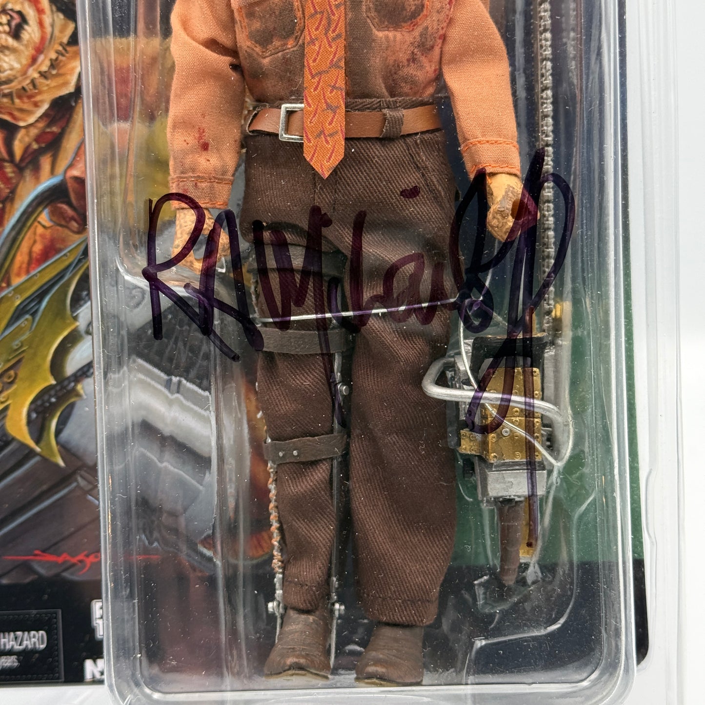 Texas Chainsaw Massacre 3 Leatherface Signed Figure by R.A. Mihailoff