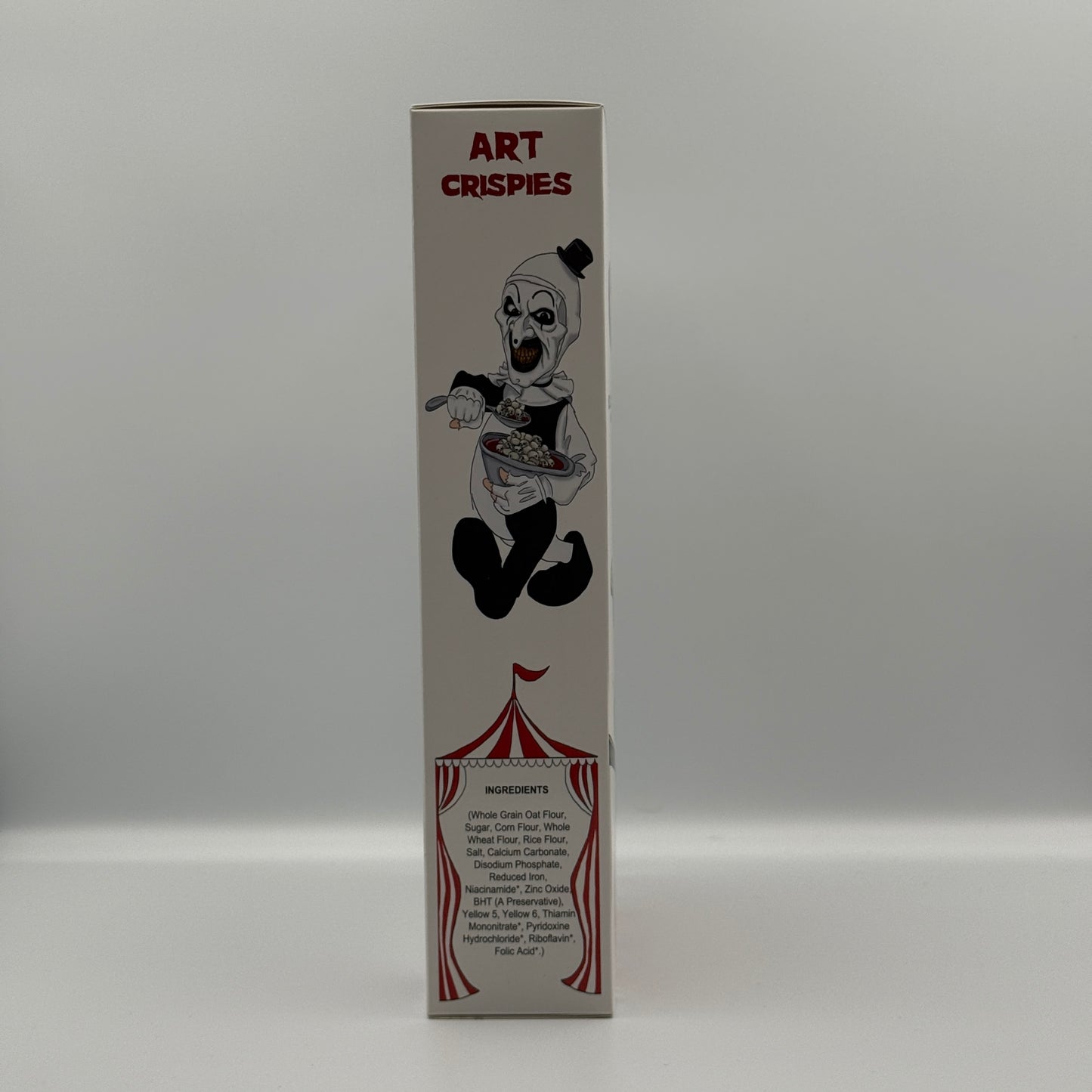 Terrifier 2 Art Crispies Promo Box made by Damien Leone