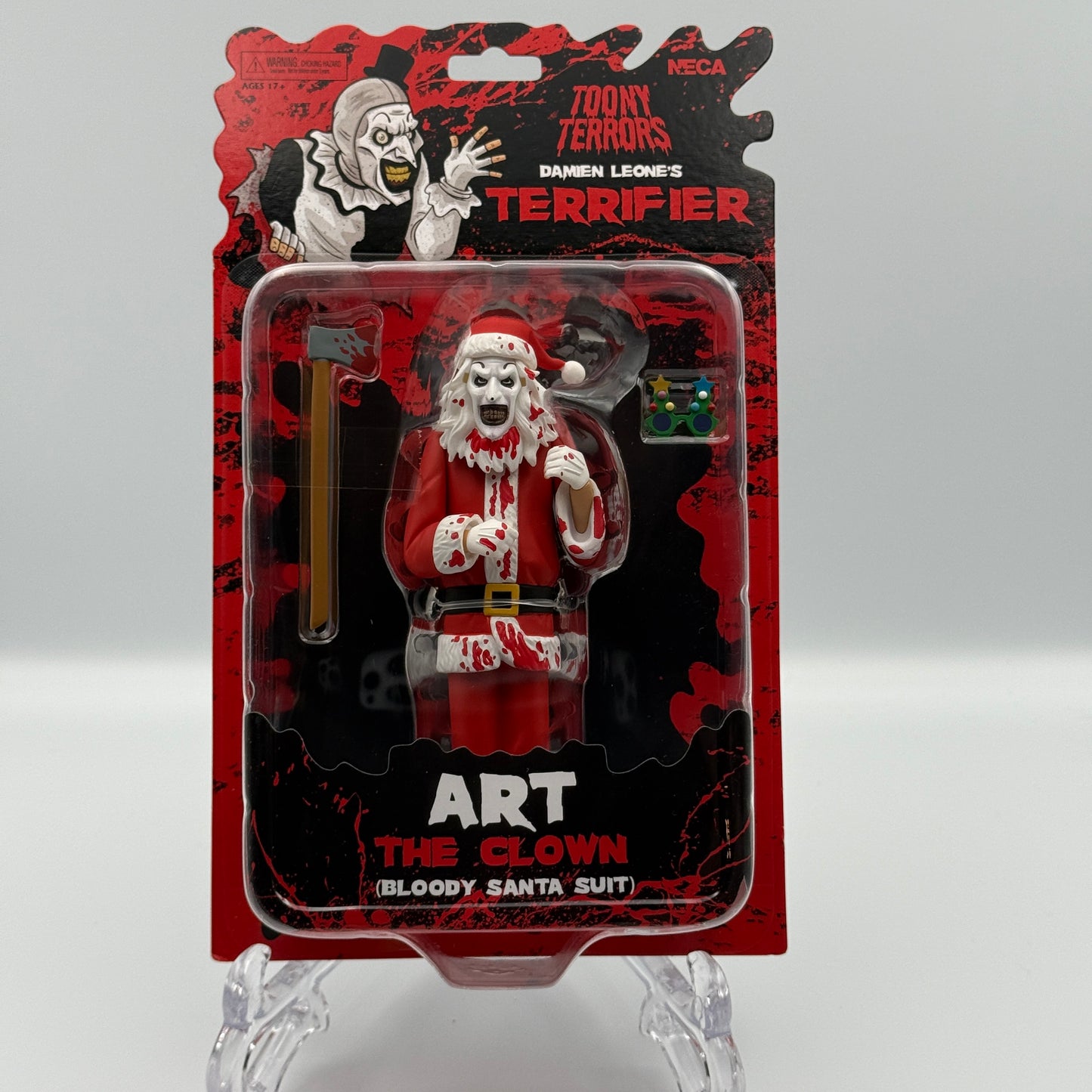 Terrifier Neca Toony Terrors Santa Suit Art The Clown Action Figure