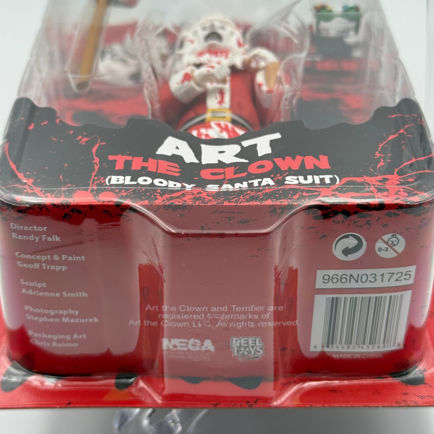 Terrifier Neca Toony Terrors Santa Suit Art The Clown Action Figure