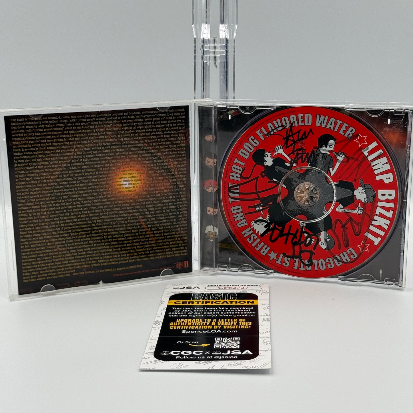Limp Bizkit Band Signed CD with JSA - Fred Durst