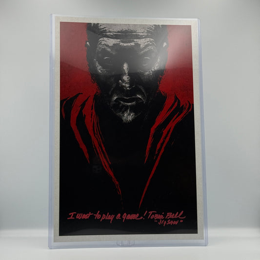 Saw Tobin Bell Signed Photo 11x17 Jigsaw