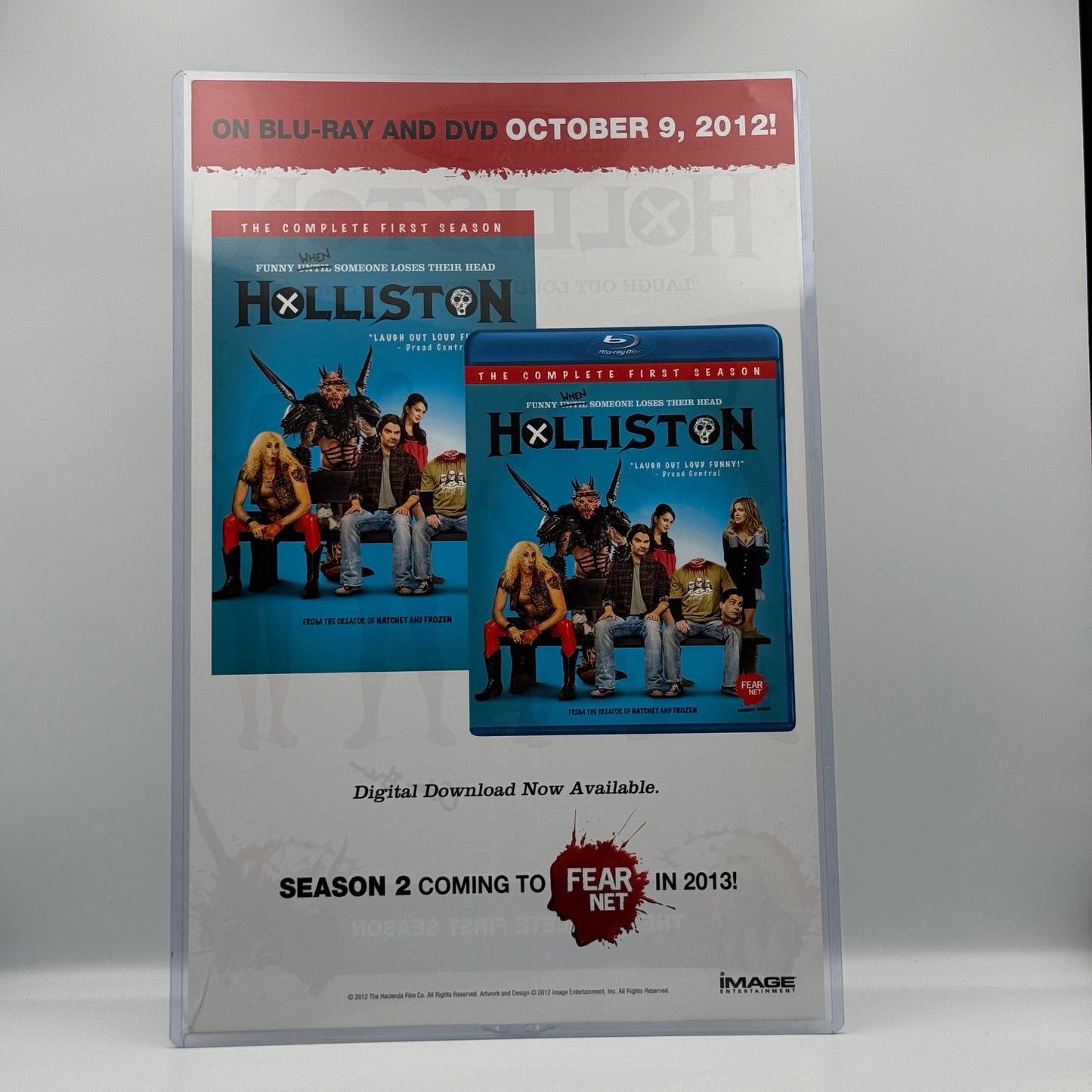 Holliston Adam Green Signed 11x17 Poster