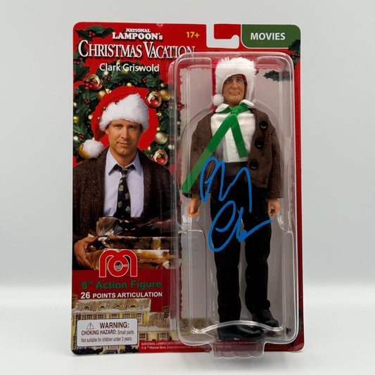 Chevy Chase Signed Clark Griswold Figure Christmas Vacation Beckett