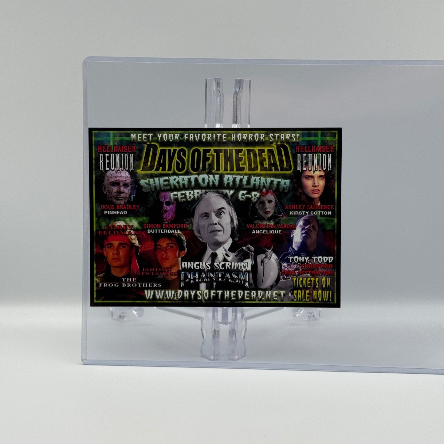 Rob Zombie's The Devil's Rejects Dual Signed Promo Card Sid Haig & Bill Moseley