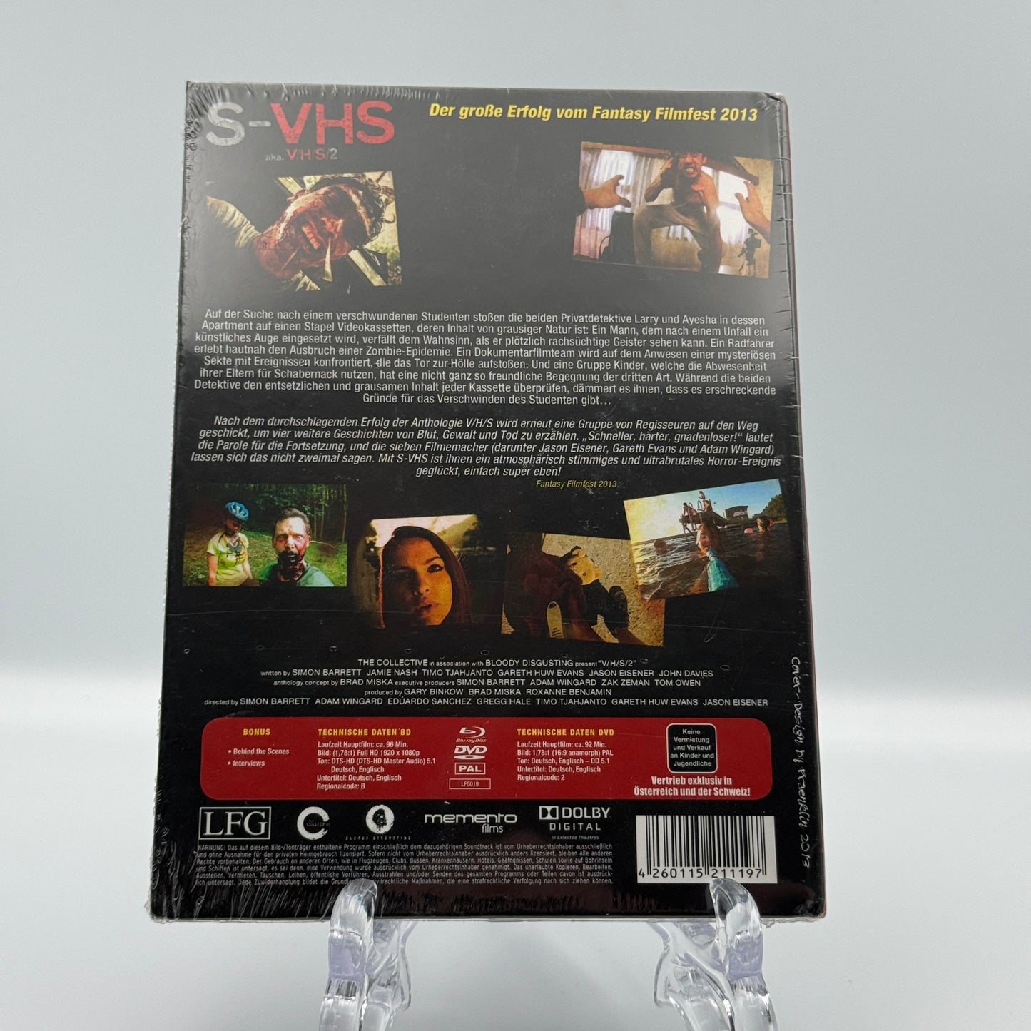 V/H/S 2 Collector's Edition S-VHS Horror DVD Sealed