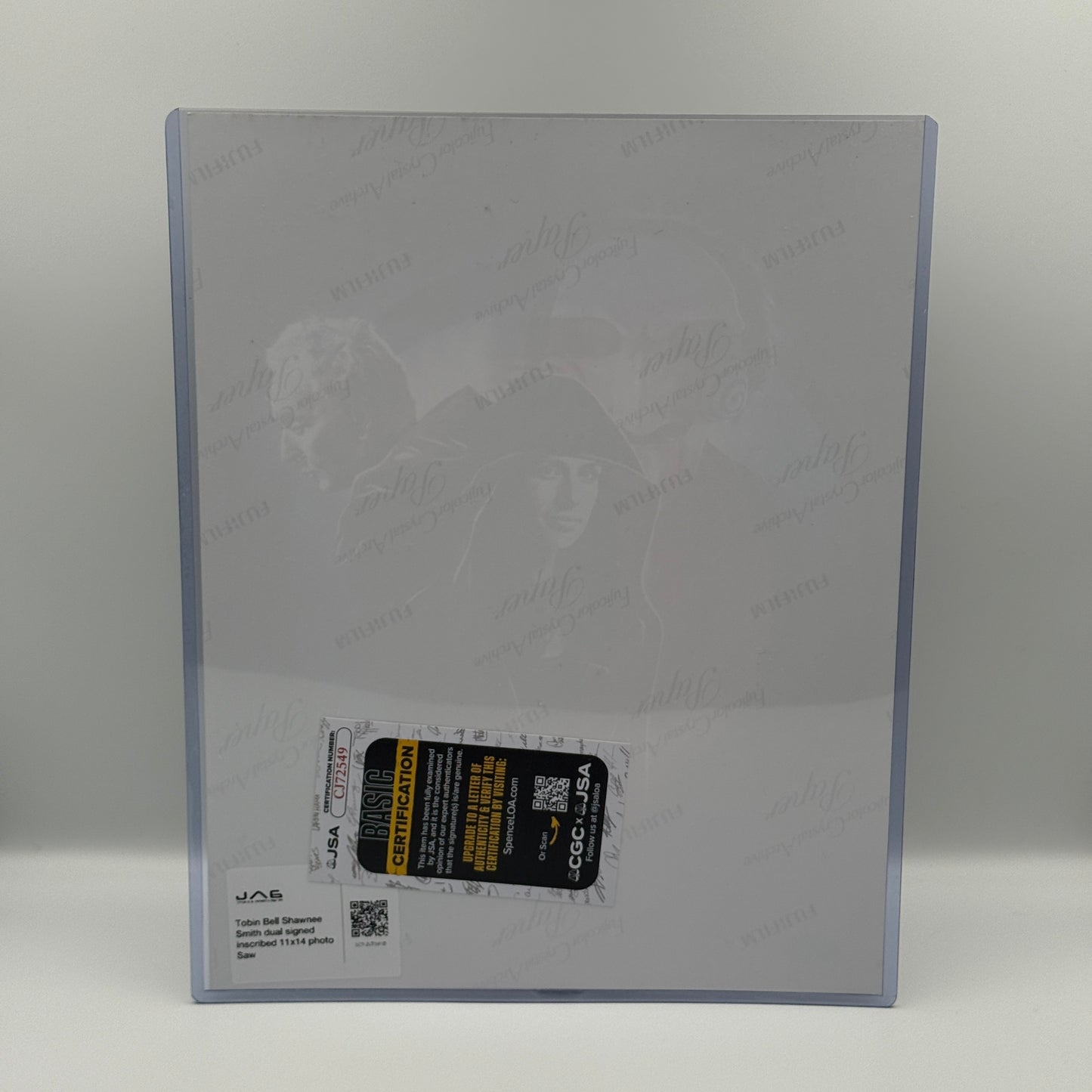 Tobin Bell & Shawnee Smith Signed 11x14 Photo JSA Jigsaw Saw Movie