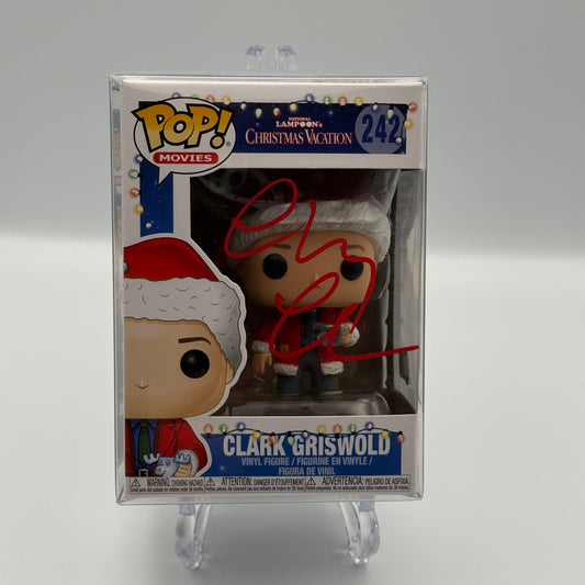Chevy Chase Signed Funko Pop! Christmas Vacation Beckett