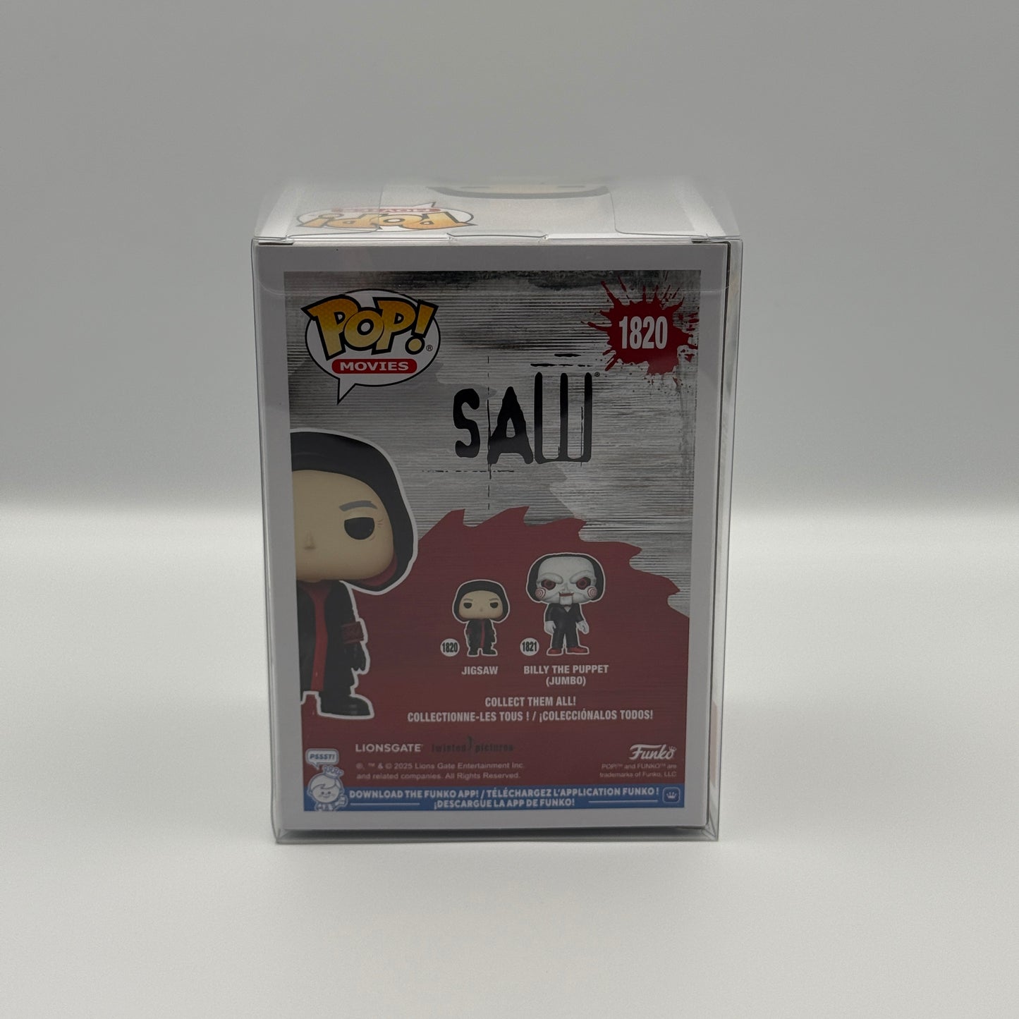 Tobin Bell Signed Funko Pop! Jigsaw Saw Movie Beckett