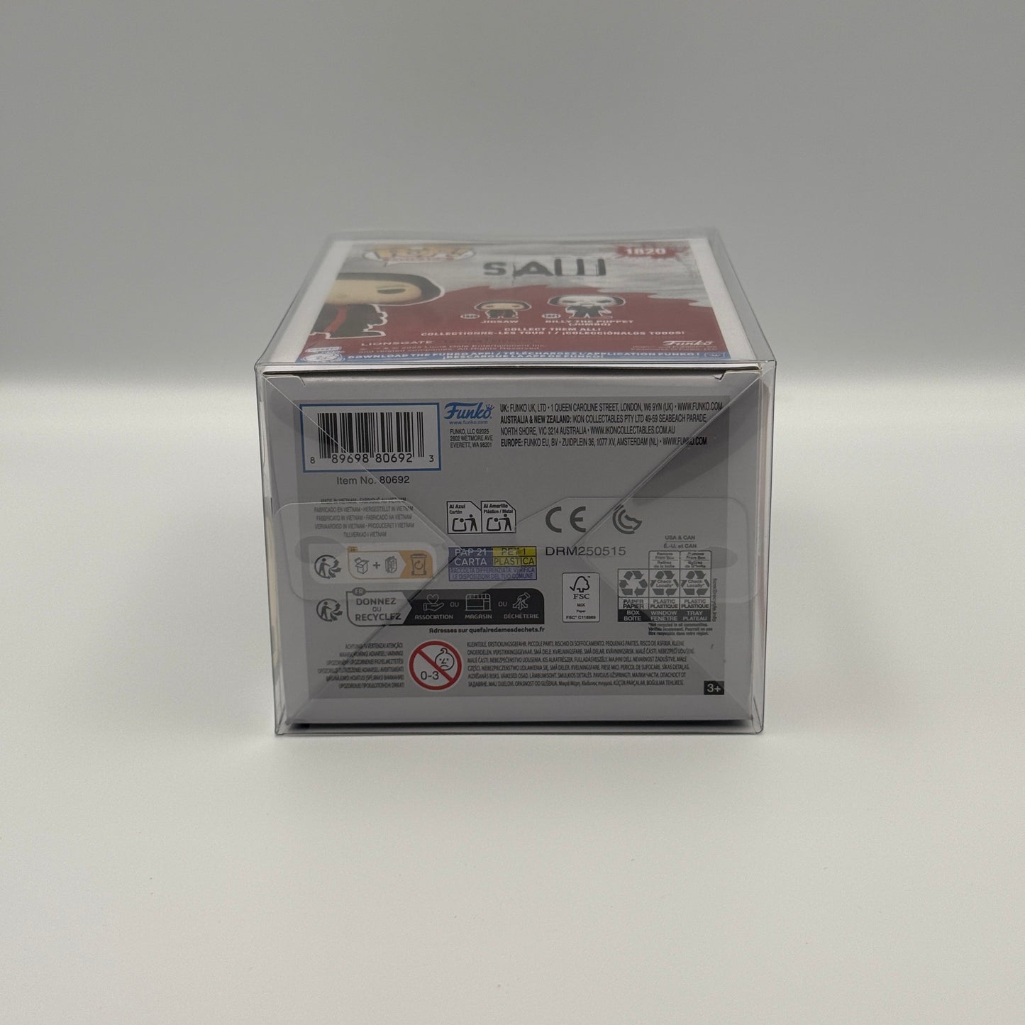 Tobin Bell Signed Funko Pop! Jigsaw Saw Movie Beckett