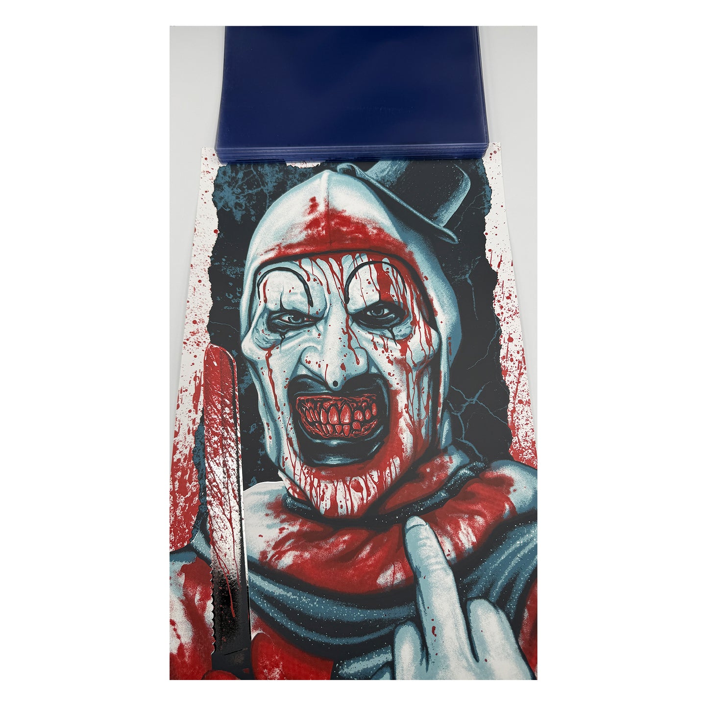 Terrifier Rare Metallic Movie Poster Print - Art The Clown