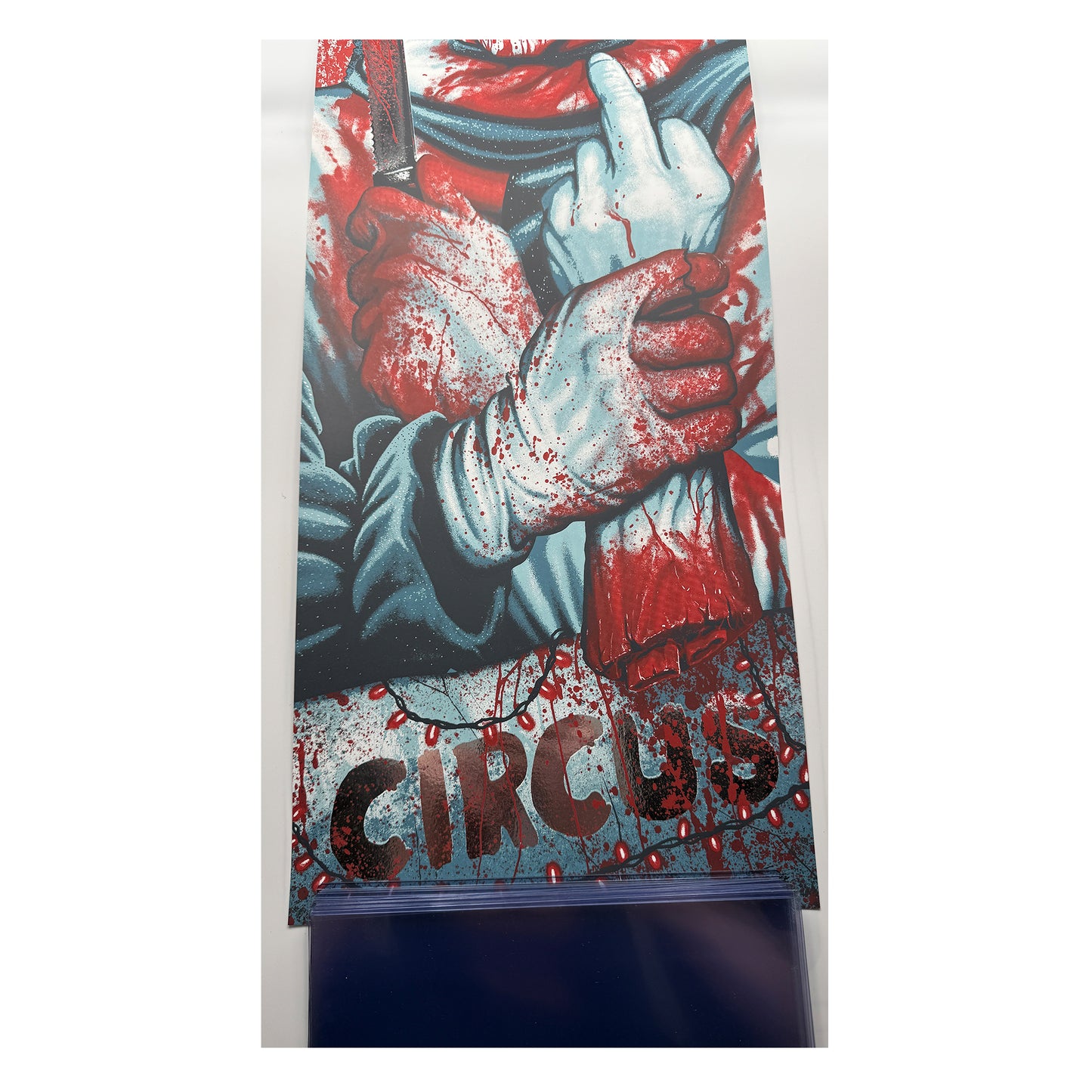 Terrifier Rare Metallic Movie Poster Print - Art The Clown