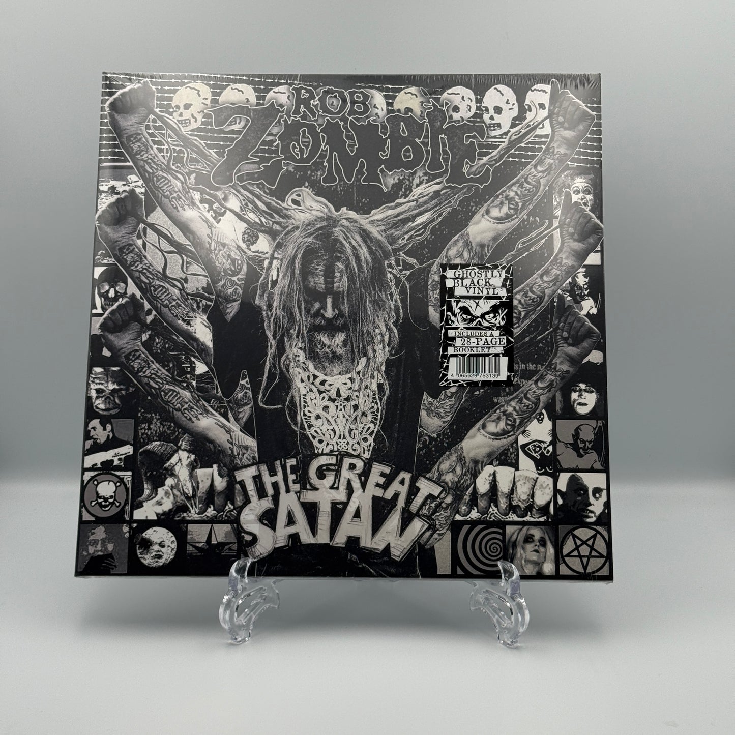 Rob Zombie - The Great Satan "Ghostly Black" Vinyl Variant Record