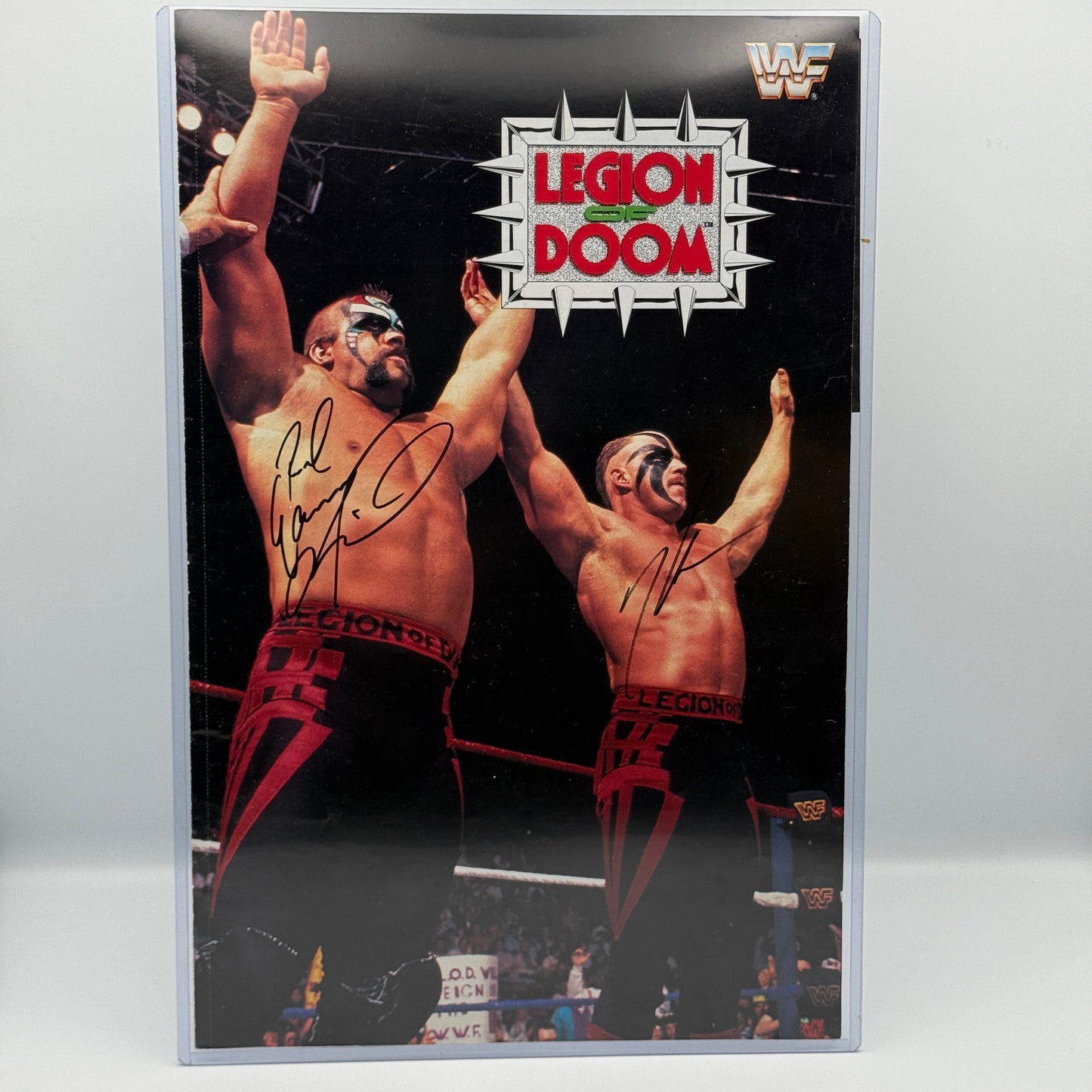 Legion Of Doom Dual Signed 11x17 Poster with COA - WWF Wrestling