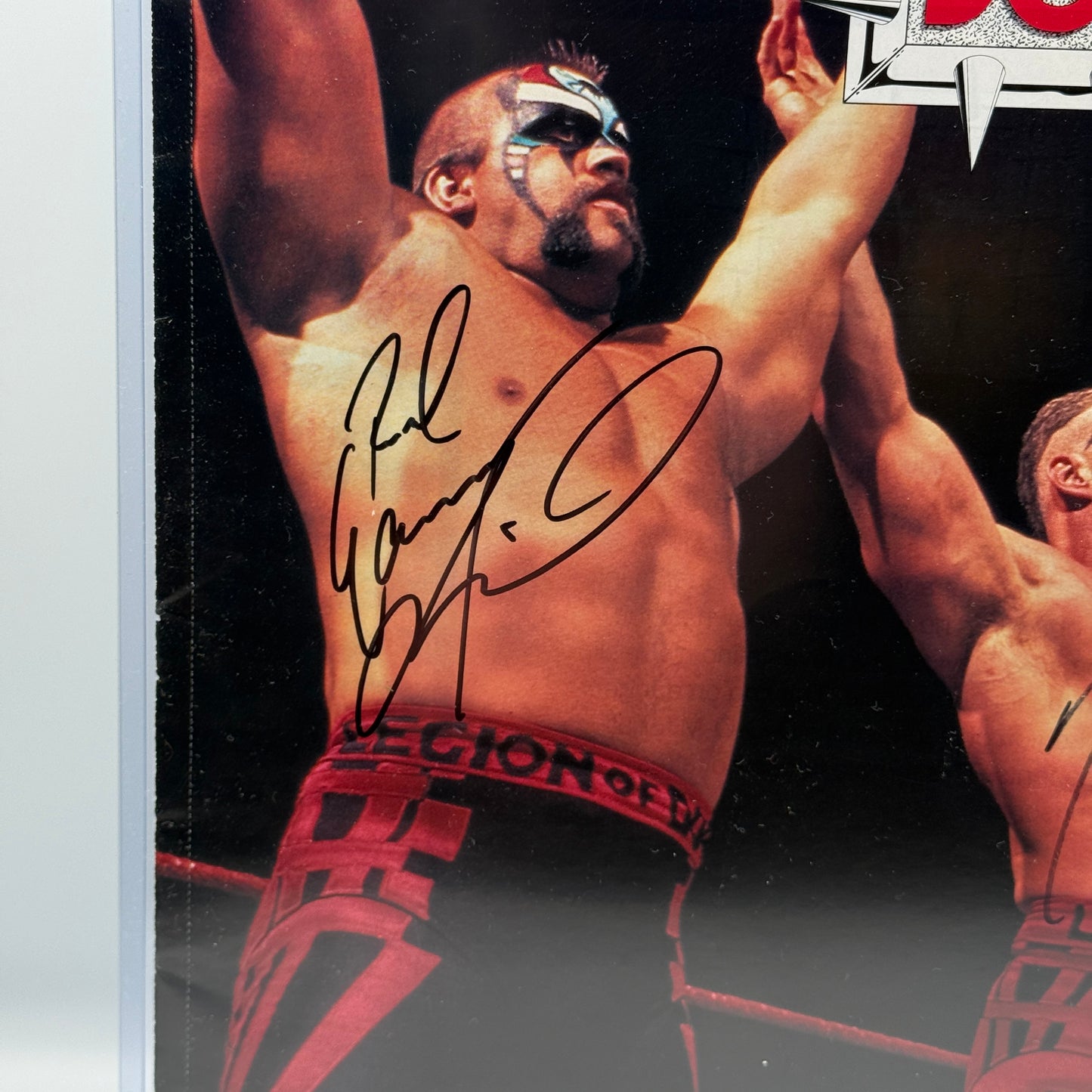 Legion Of Doom Dual Signed 11x17 Poster with COA - WWF Wrestling