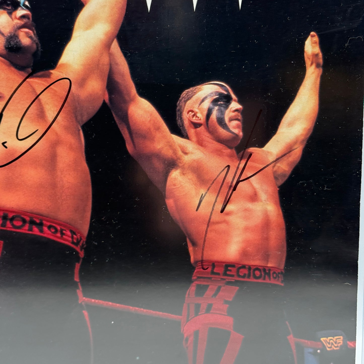 Legion Of Doom Dual Signed 11x17 Poster with COA - WWF Wrestling