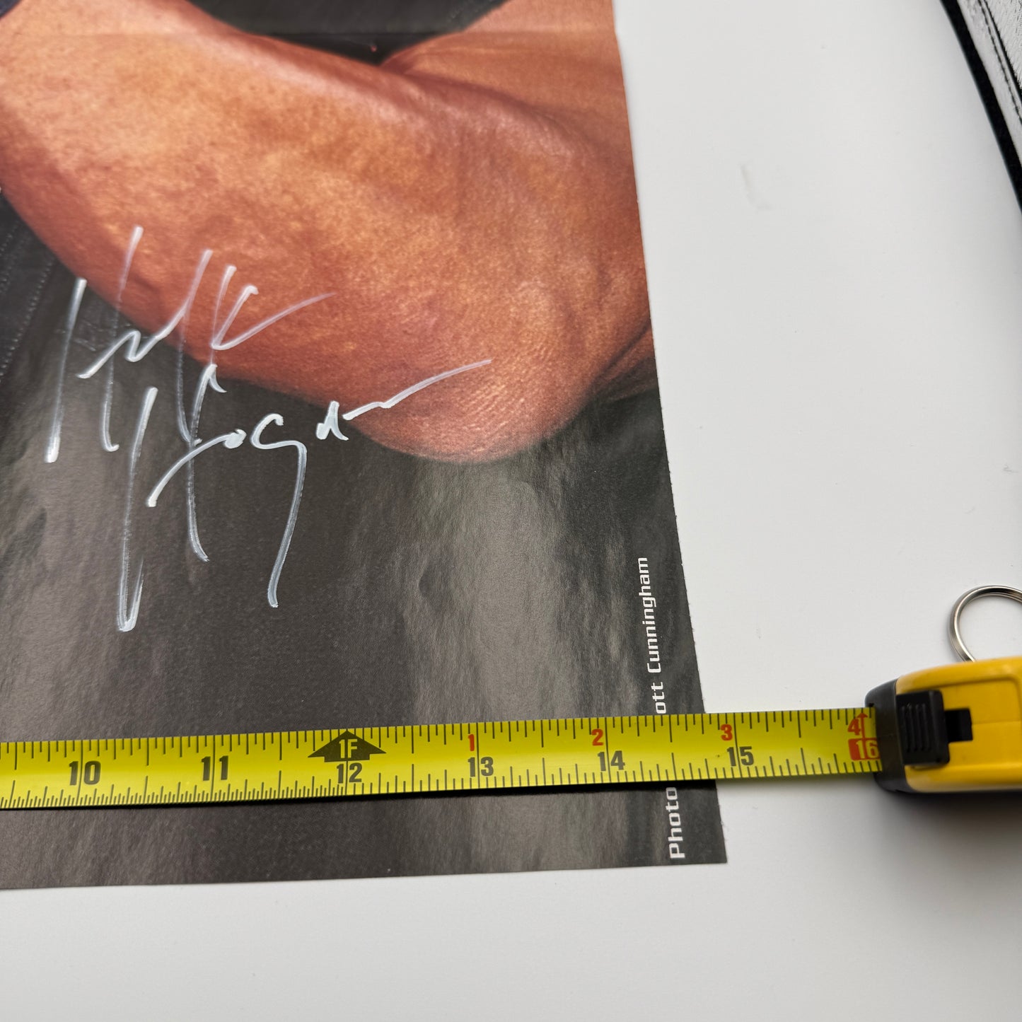 Hulk Hogan Signed Magazine Fold Out Poster - WWF WCW Wrestling