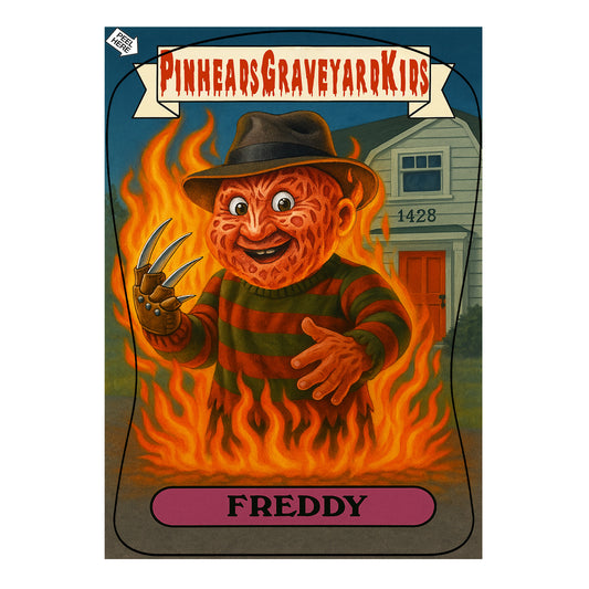 COMING SOON! PGK Collectible Sticker Card - Freddy