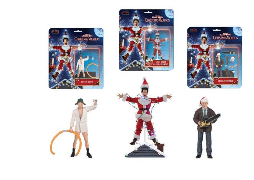 National Lampoon's Christmas Vacation Mezco 5 Points 3 Figure Set Clark & Eddie