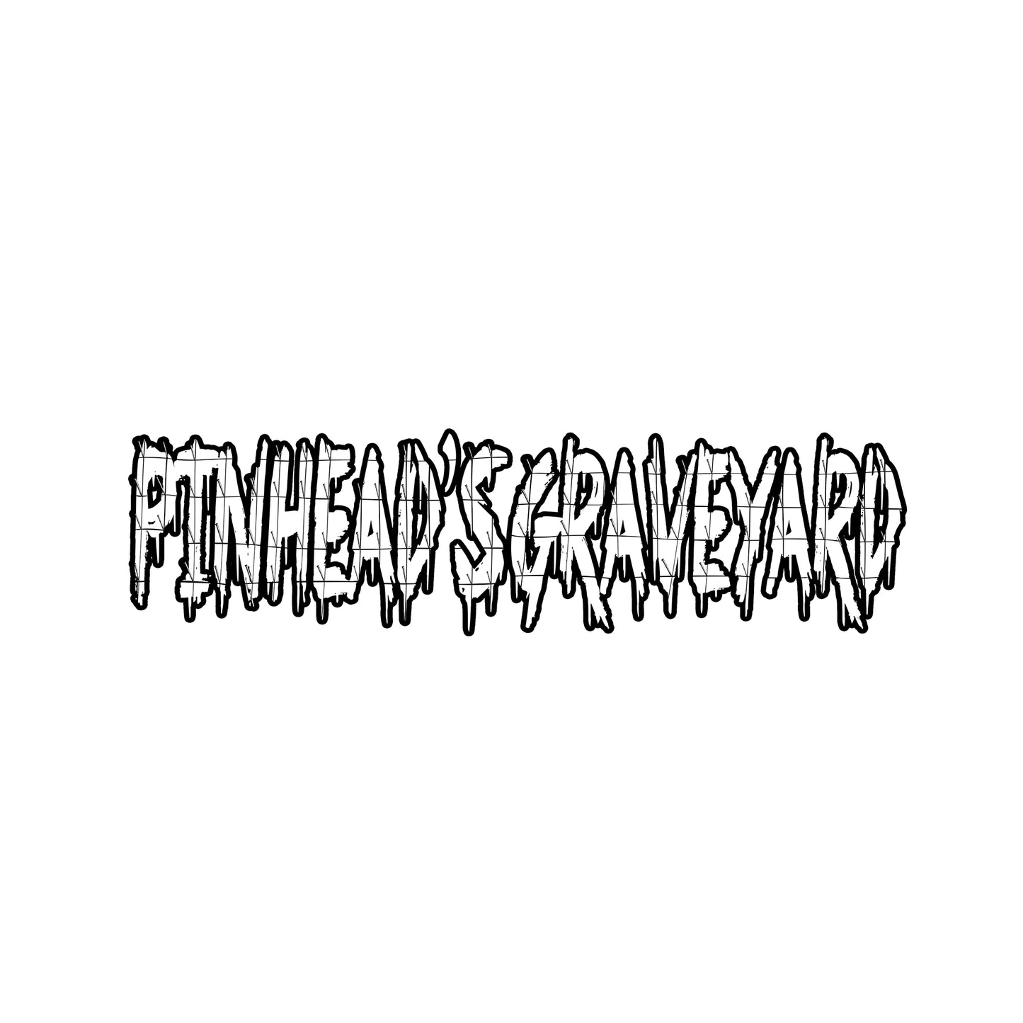 COMING SOON! Sticker - Pinhead's Graveyard Font