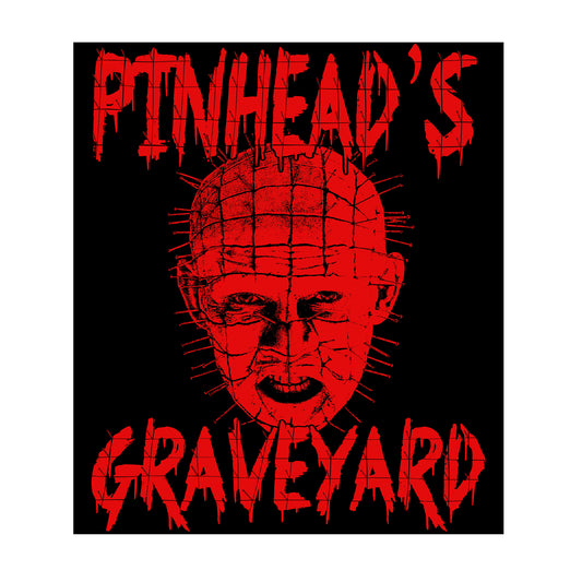 COMING SOON! Sticker - Pinhead's Graveyard Red