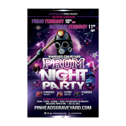 Poster - 2023 Prom Night Party (Signed by Freddy & Otis)